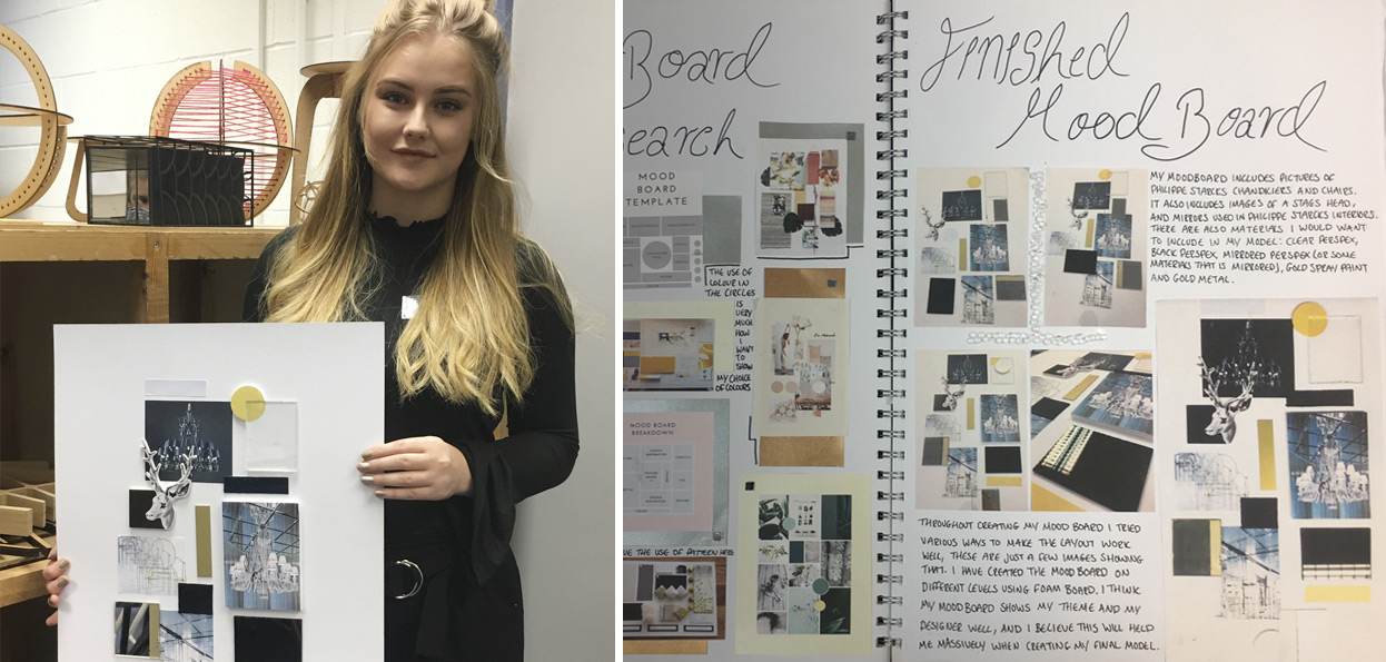 Kyra and her Phillipe Starck project