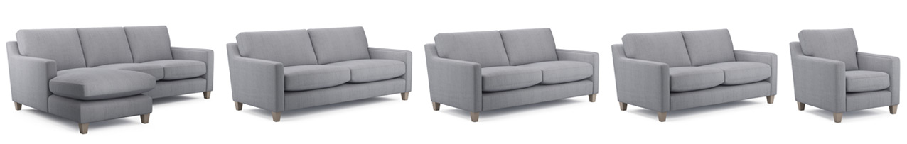 Zoe Modern Sofa Sizes