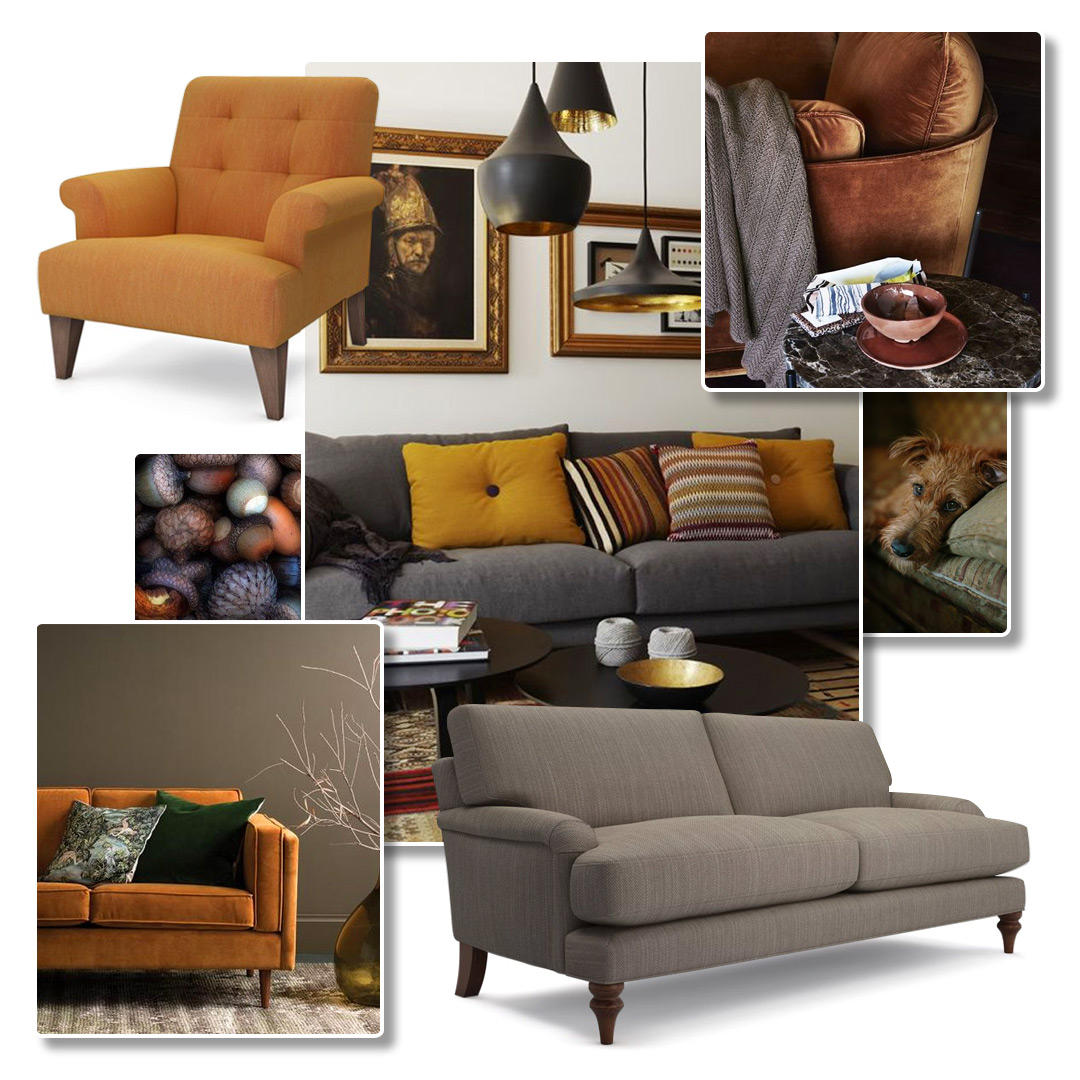 Autumn Inspired Sofas on Pinterest