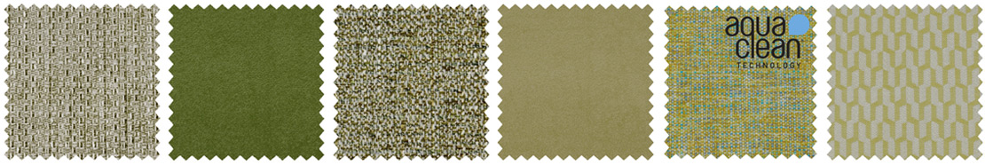 Green Fabric Swatches