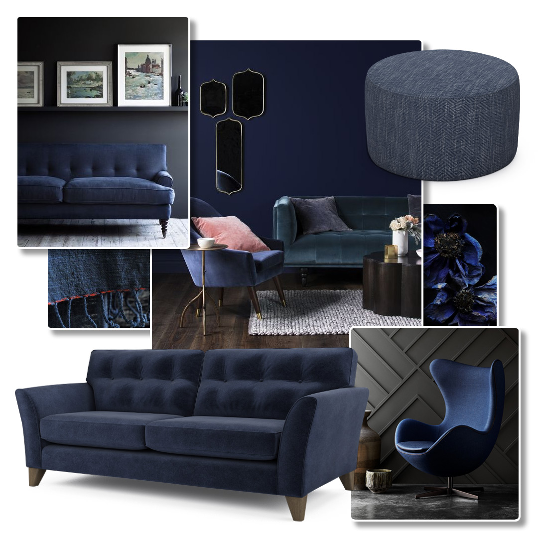 Navy Blue and Indigo Interior Inspiration