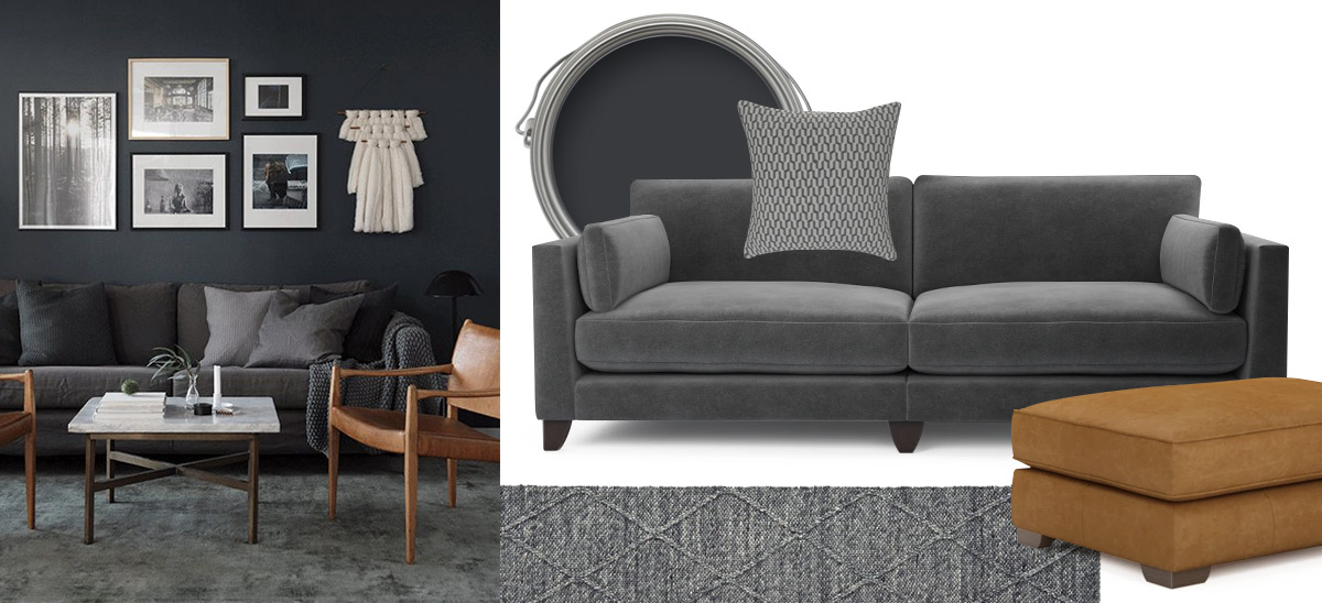 Dark Grey Sofa