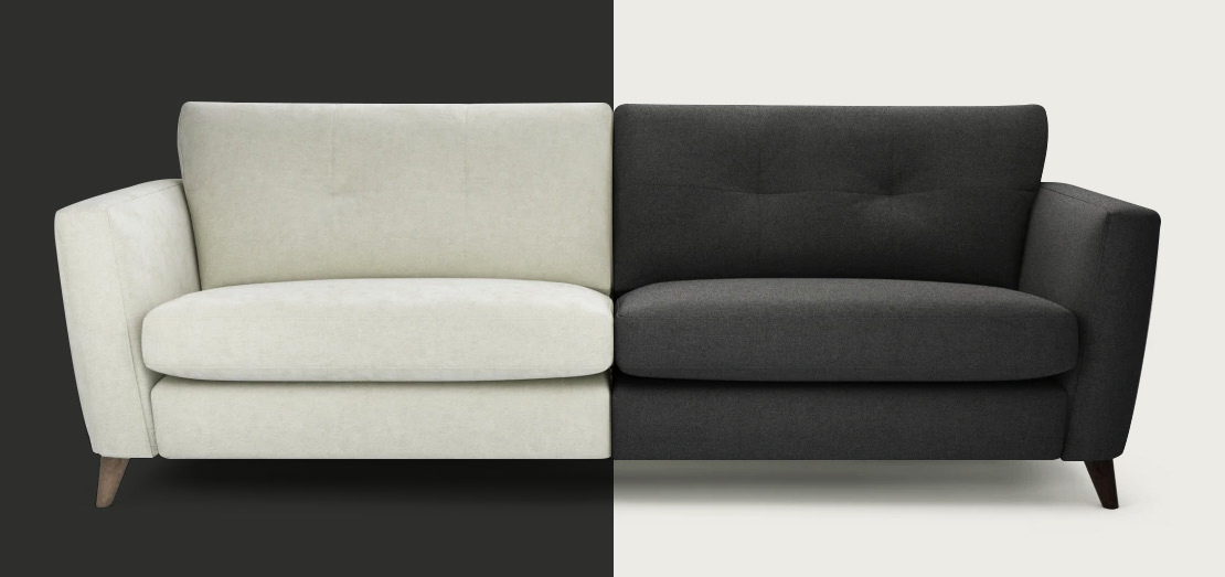 Black and White Sofas
