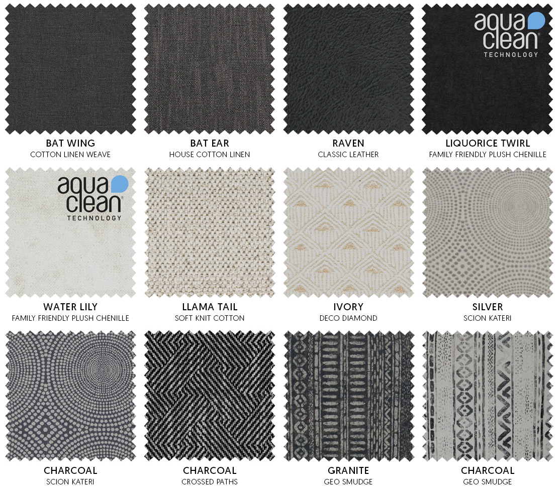 Black and White Fabrics