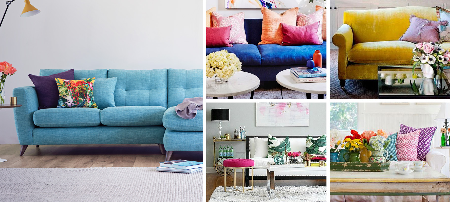 Bright Coloured Sofas