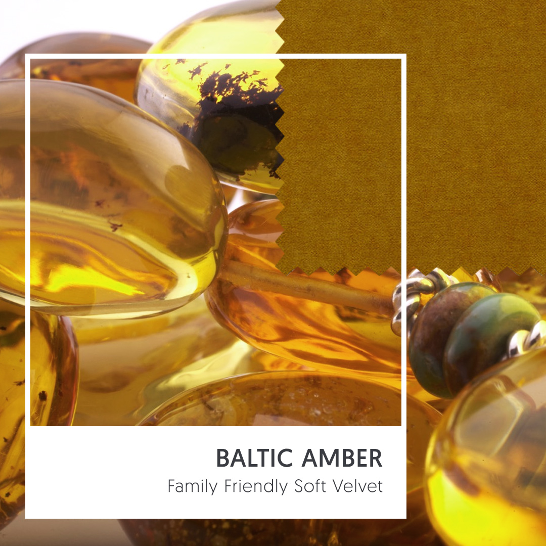 Family Friendly Soft Velvet - Baltic Amber