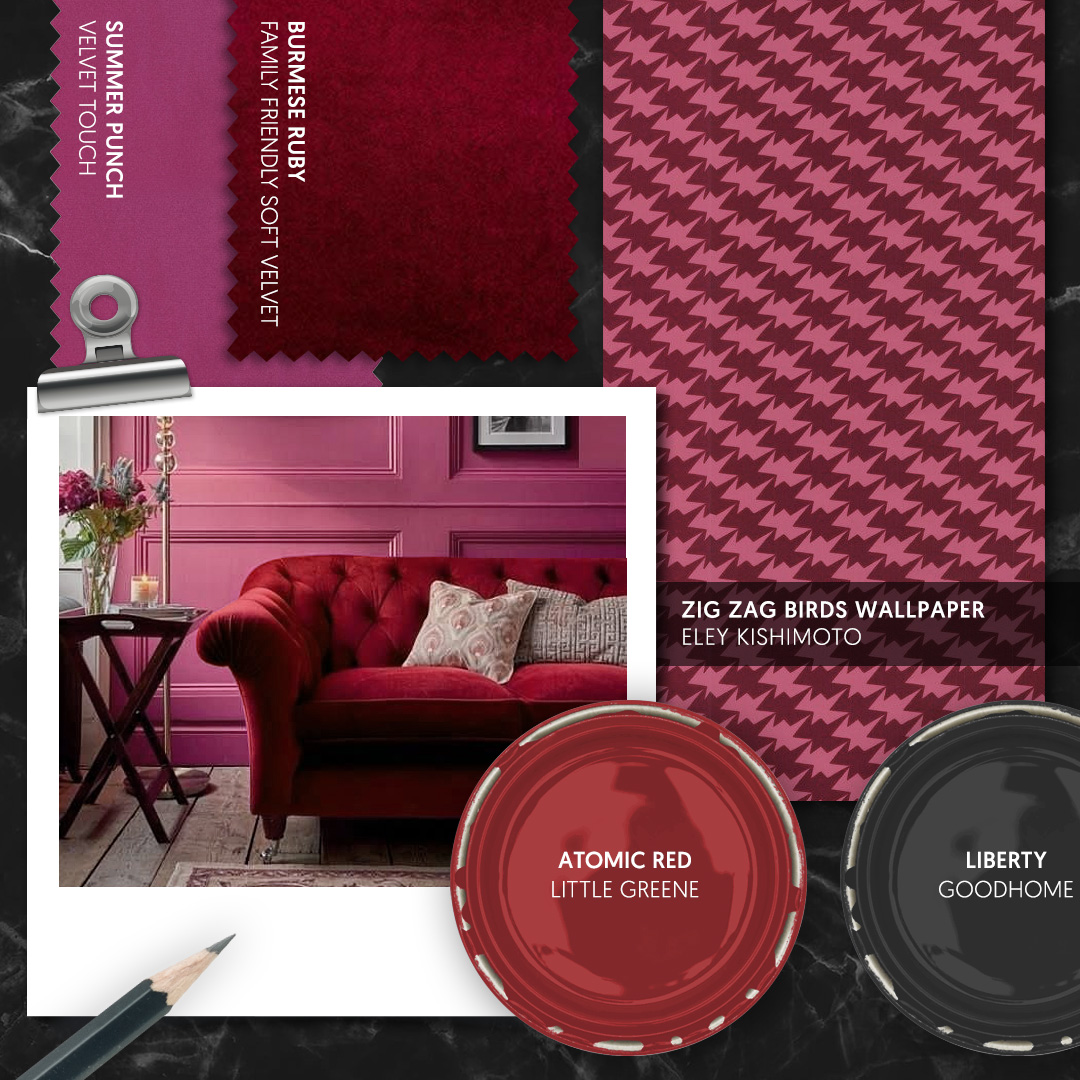 Berry Tones Interior Inspiration