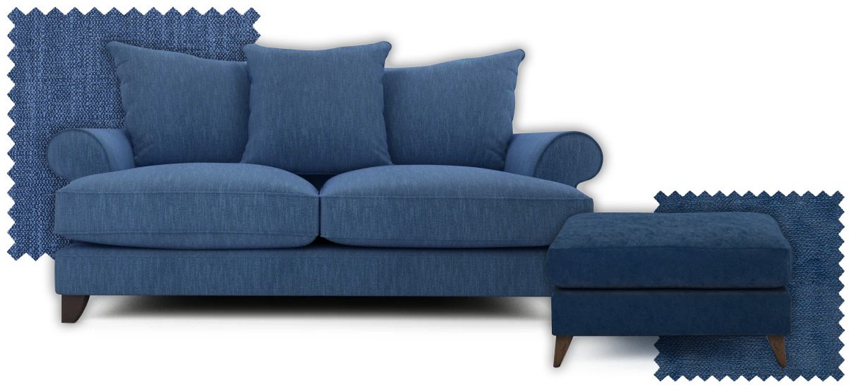 Classic Blue Sofa
