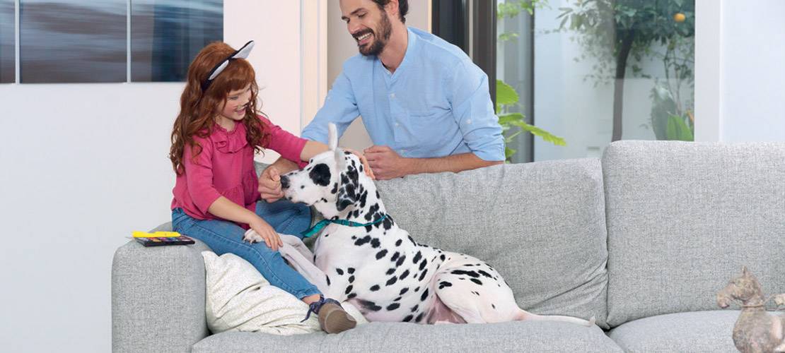 Family Friendly Fabrics with Aquaclean and Safe Front Technology