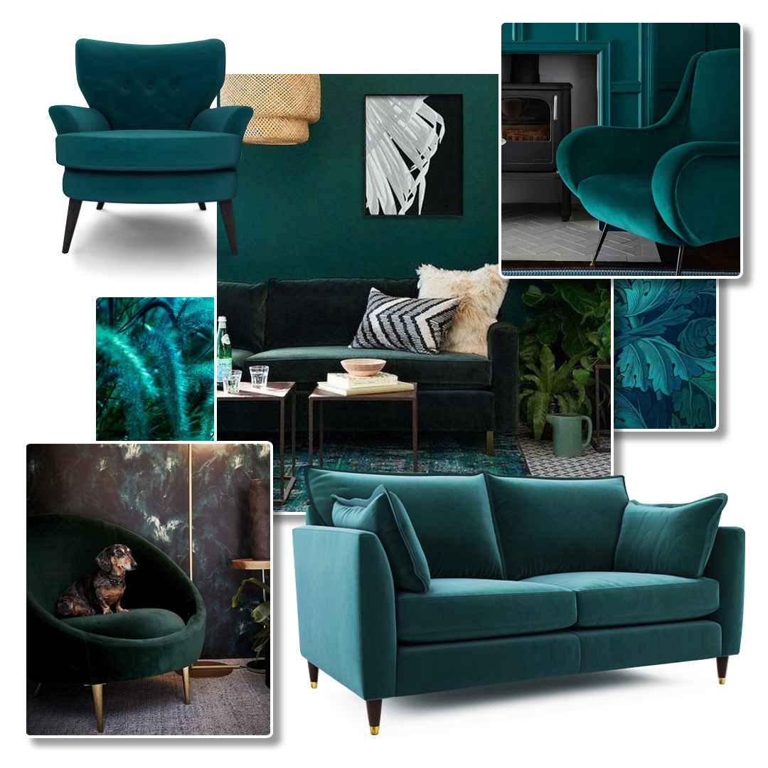 Get teal interior inspiration by following The Lounge Co. on Pinterest