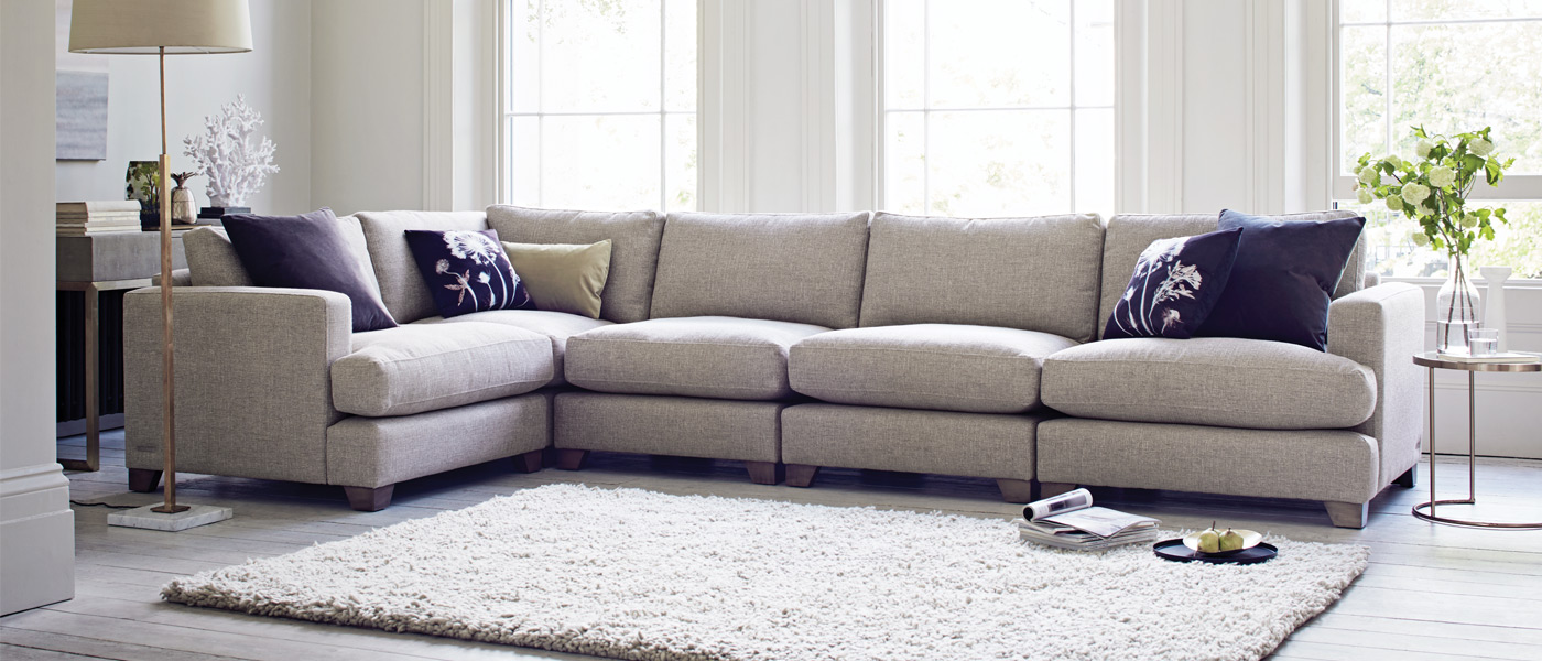 The Lounge Co. Cream Sofa