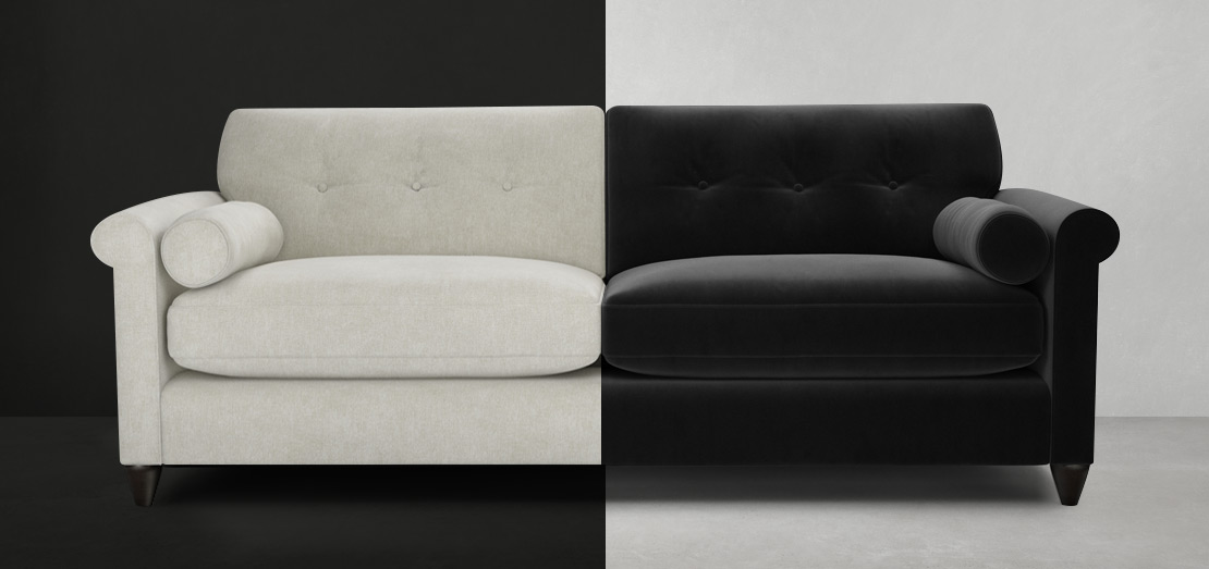 Black and White Sofas