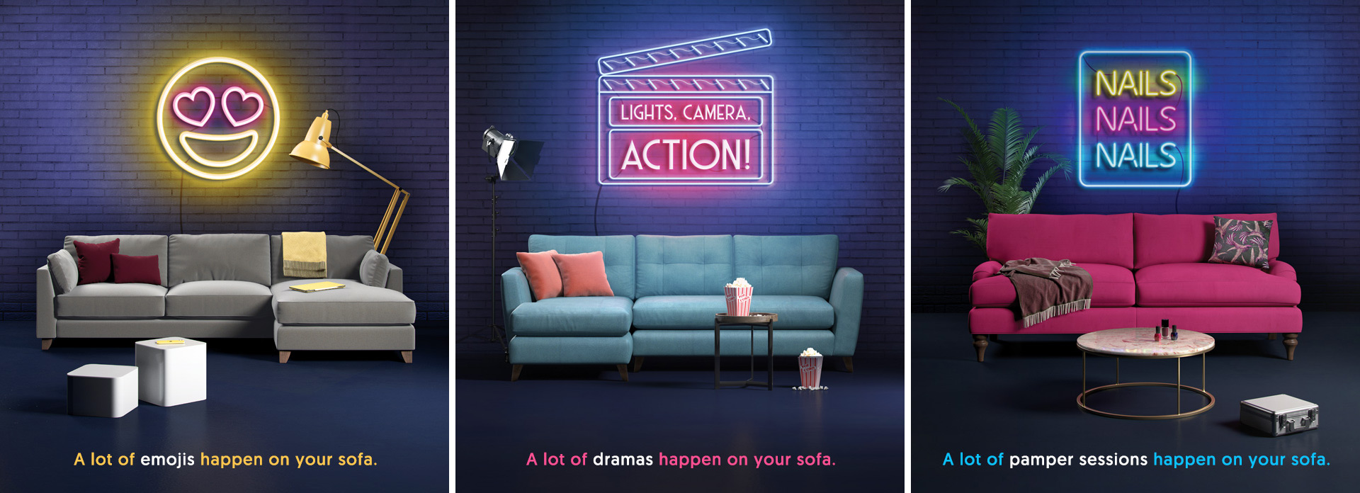 A lot of life happens on your sofa