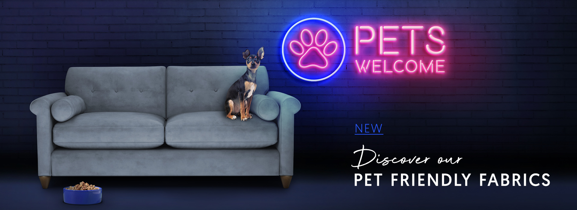 Discover our new Pet-Friendly fabrics for your new sofa