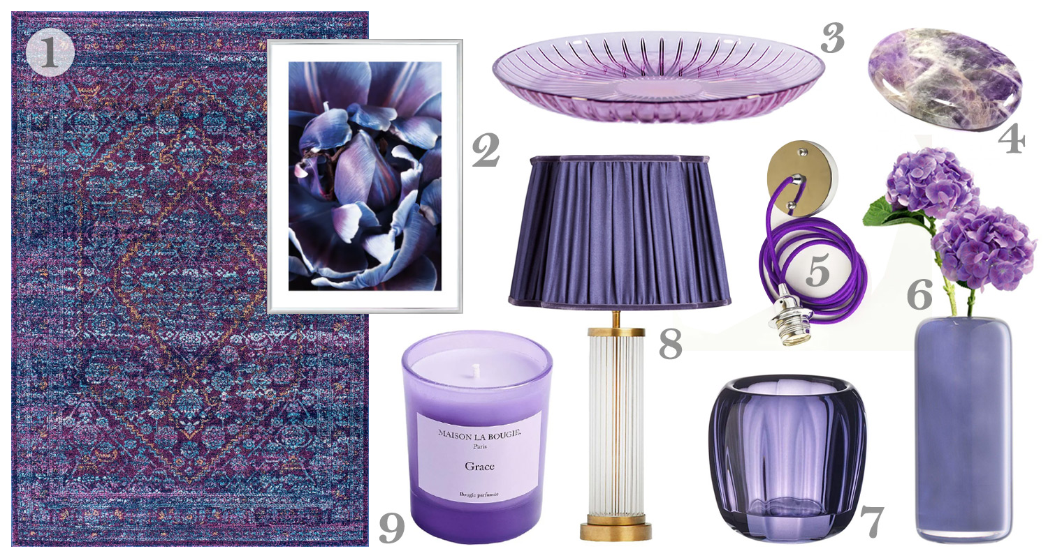 Purple power - Pretty purple accessories