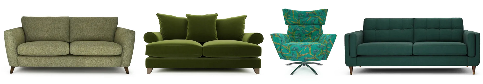 Green sofa, green sofas, green chair