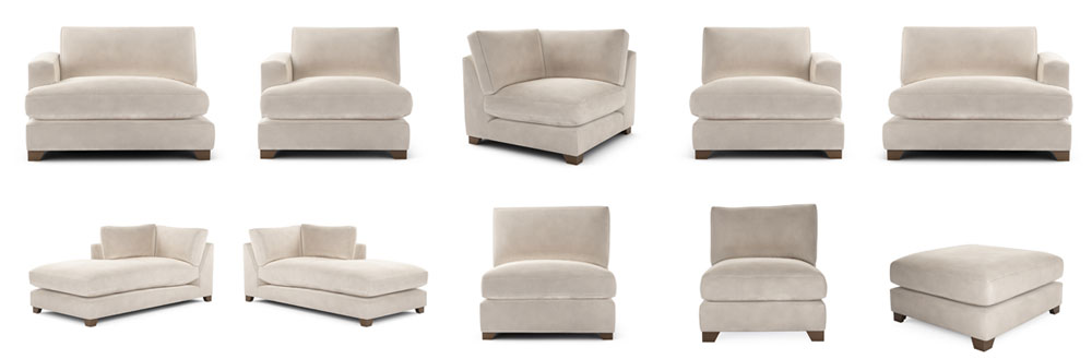 The Lounge Co. Lola Modular Sofa