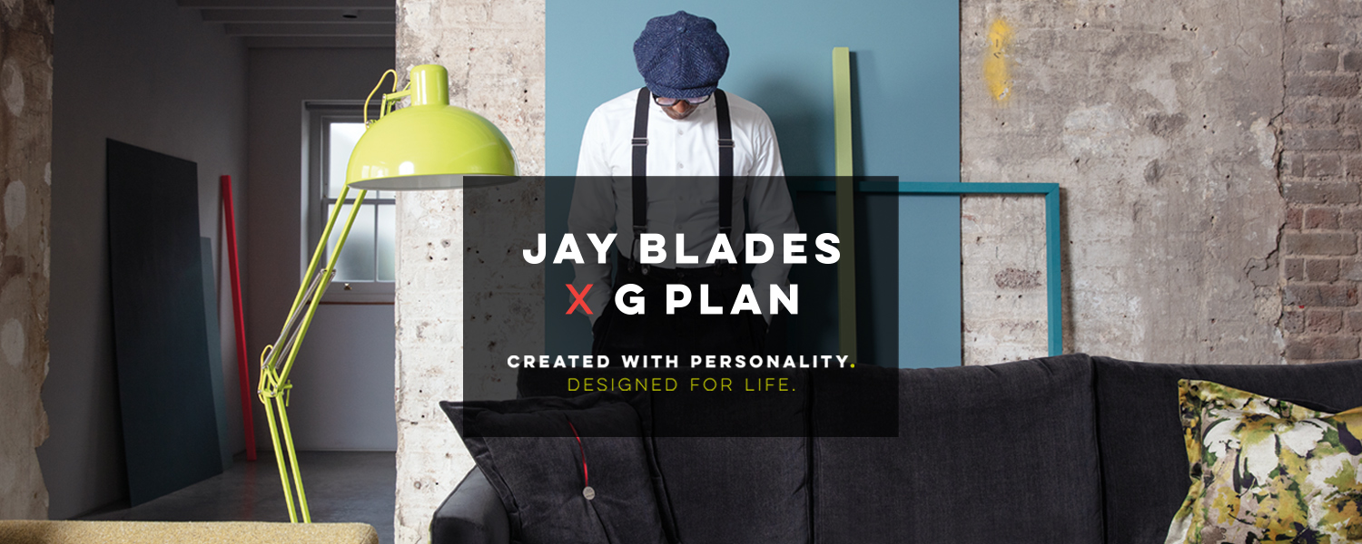 Jay Blades x G Plan sofa collaboration