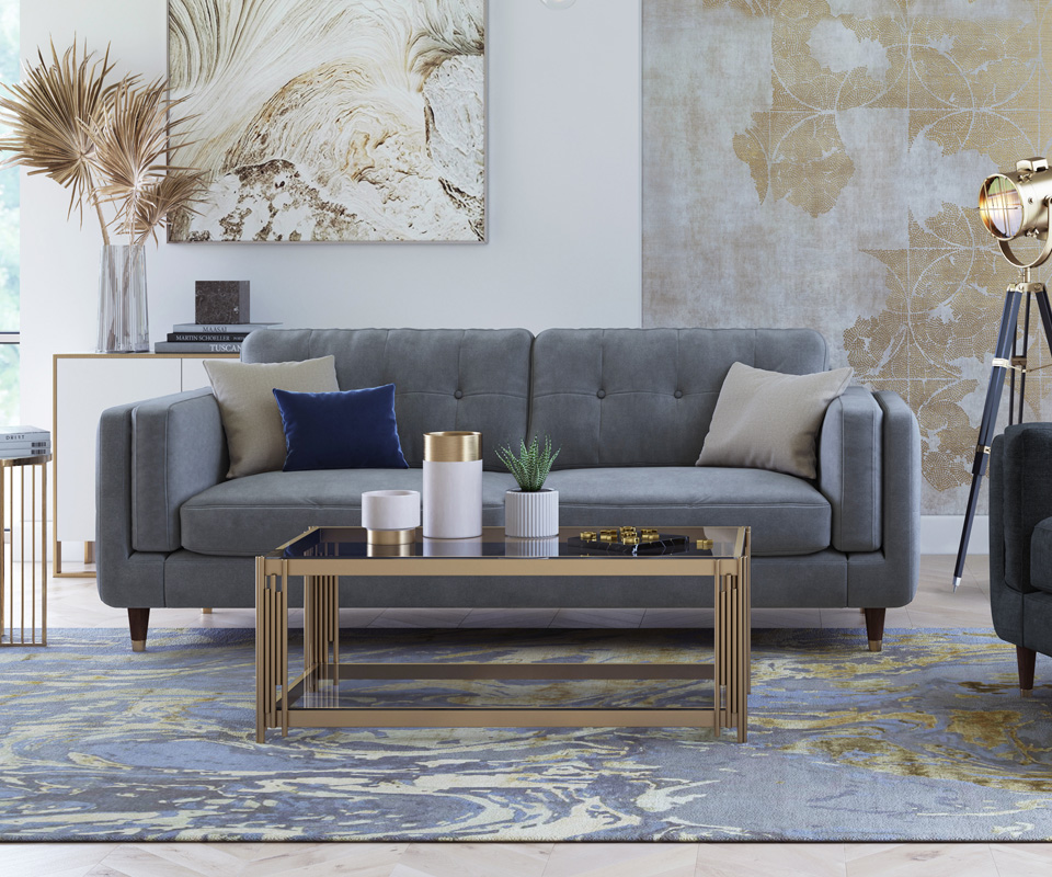 The Lounge Co. Madison Sofa - Cool and Contemporary Style