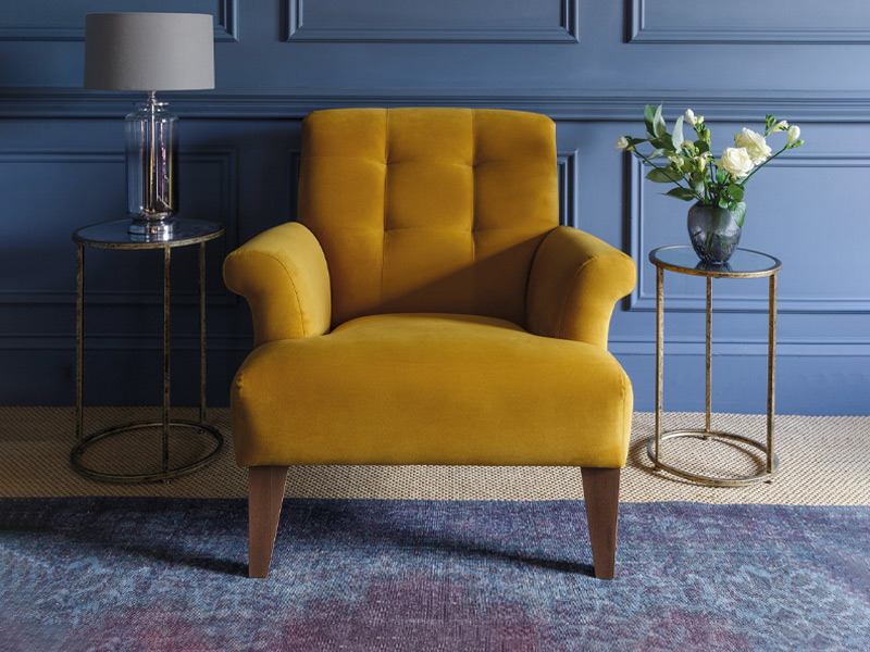Joseph - Modern Velvet Armchair