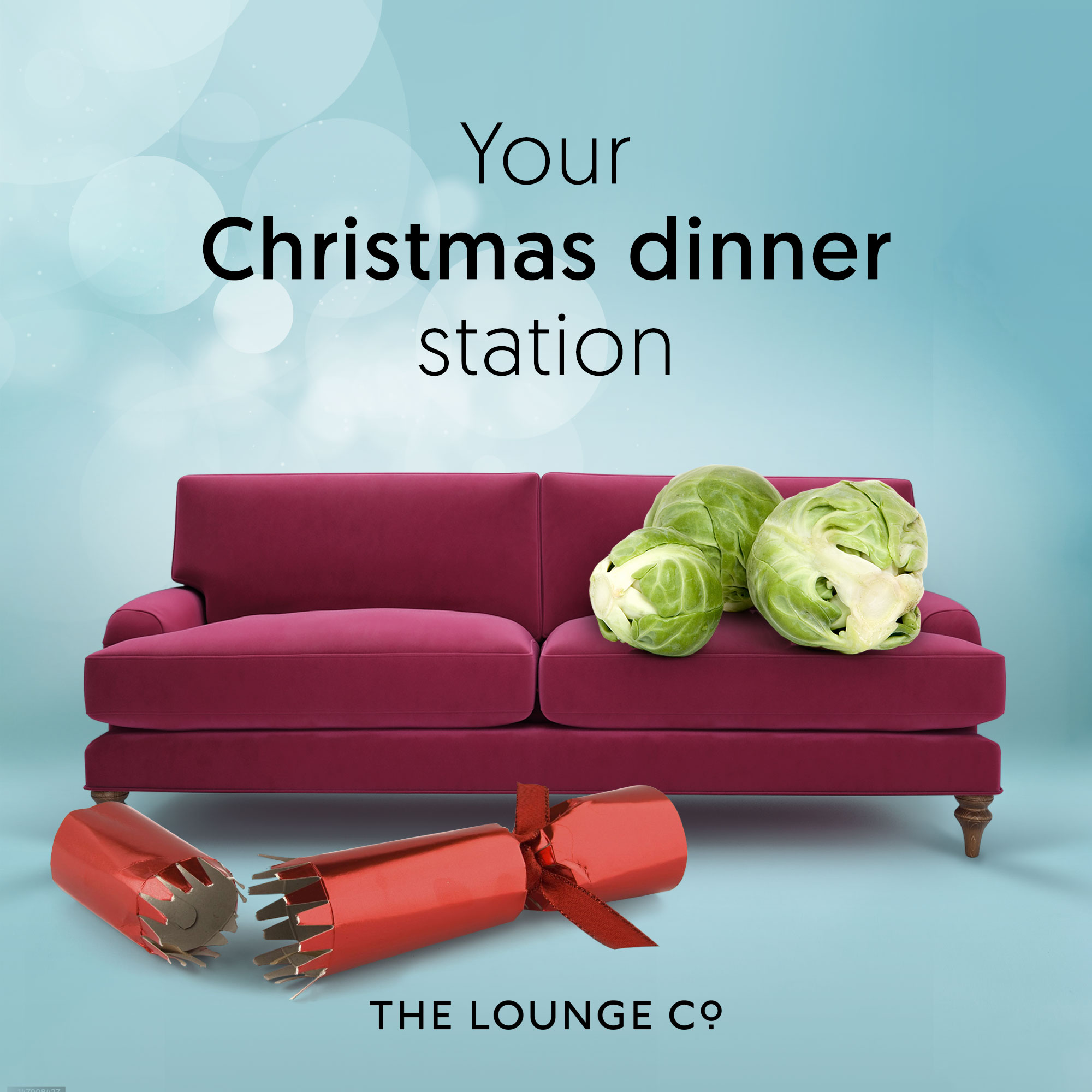 Christmas Dinner on the Sofa