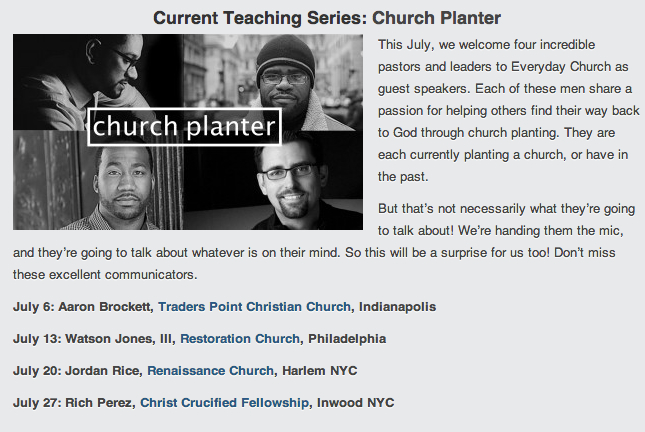 Church Planters Series