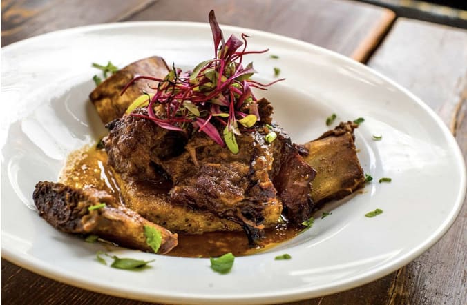 Wood-fired short rib at The Marshal