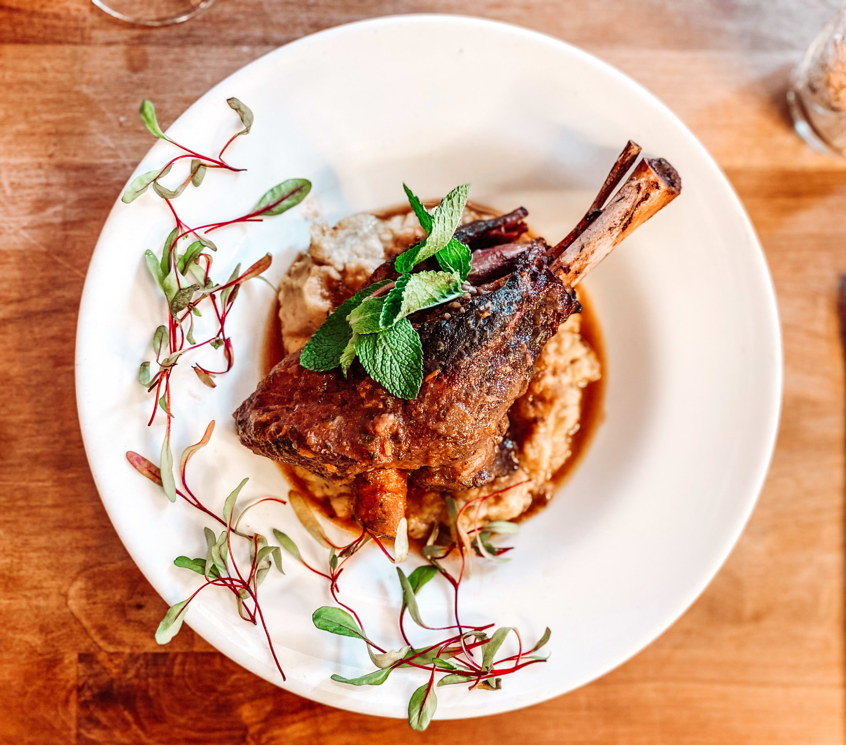Wood-fired lamb at The Marshal in Hell's Kitchen