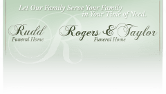 Logo - Rudd Funeral Home/Rogers & Taylor Funeral Home