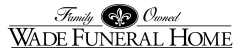 Wade Funeral Home - logo