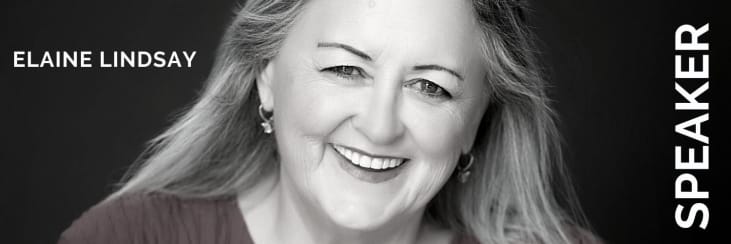 Elaine-Lindsay-Speaker-@-corner-search-social-bw Elaine-Lindsay-Speaker-@-corner-search-social