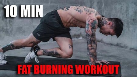 10 Min Fat Burning Workout | No Equipment 