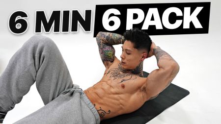 6 Minute 6 Pack Abs Workout You Can Do Anywhere