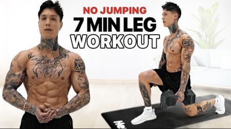 7 Min Home Leg Workout | No Jumping