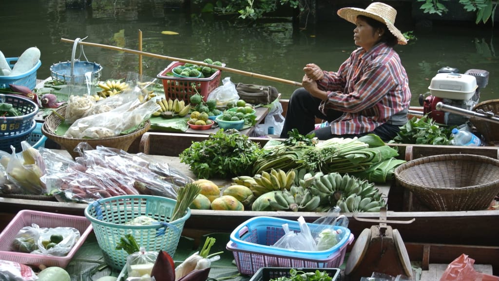 Le marché flottant de Klong Lad Mayon