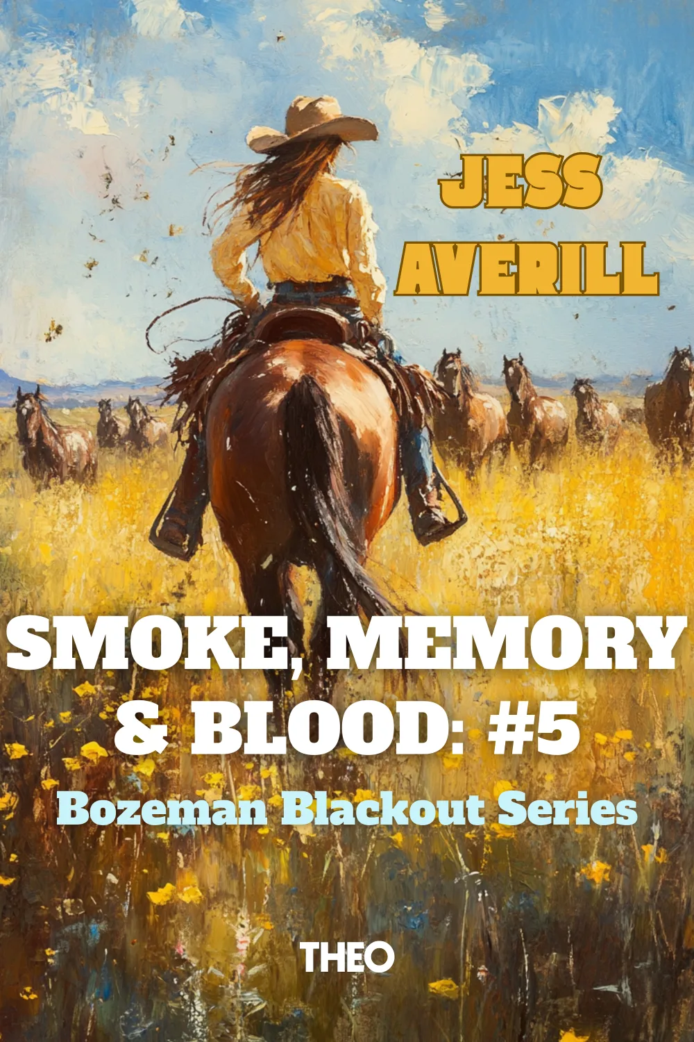 Smoke, Memory and Blood, Sasha & Beth: #5 (Bozeman Blackout Series) cover by Jess Averill