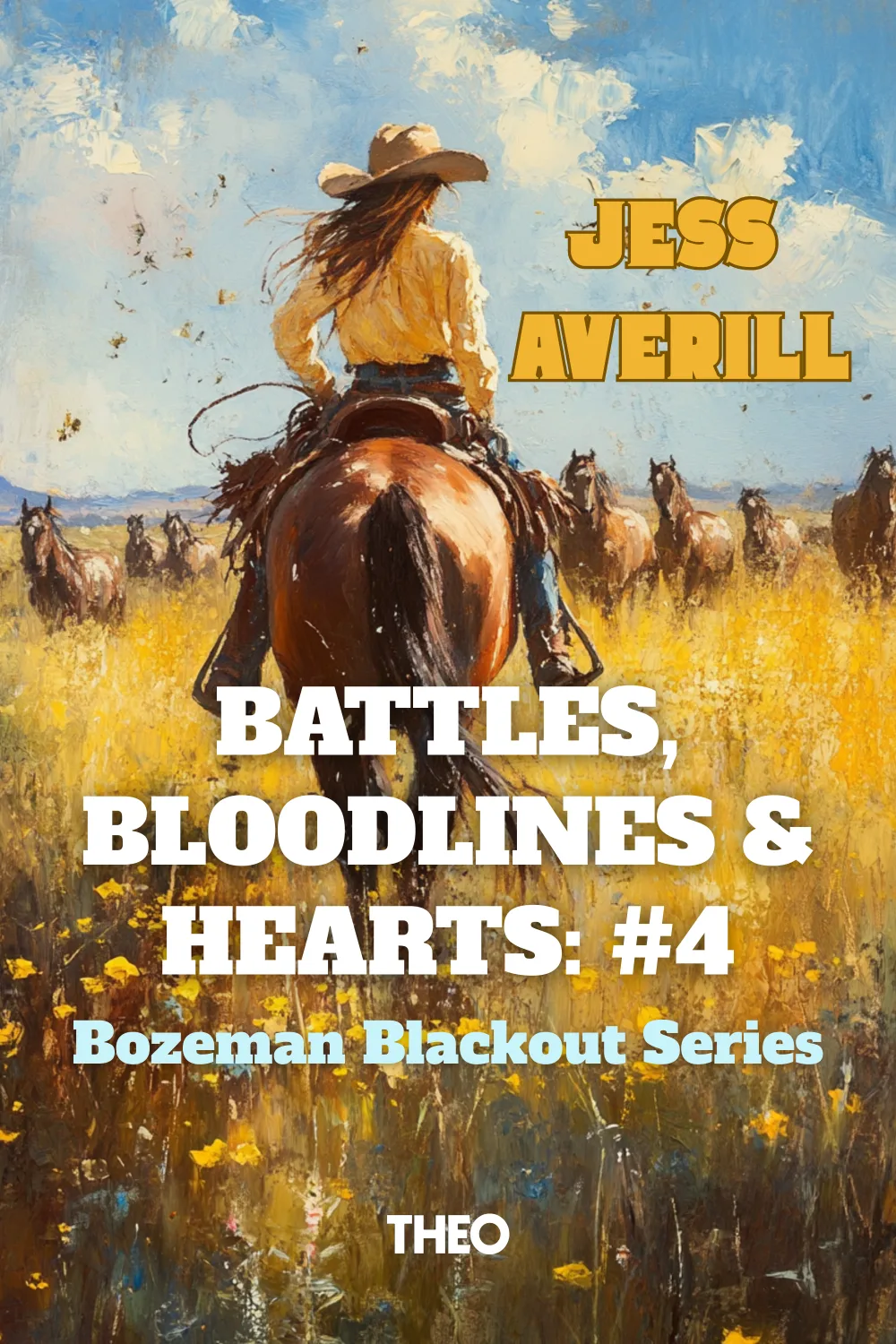 Battle, Bloodlines and Hearts, Sasha & Beth: #4 (Bozeman Blackout Series) cover by Jess Averill