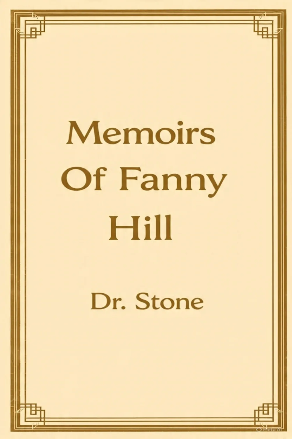 Memoirs Of Fanny Hill cover by Dr. Stone