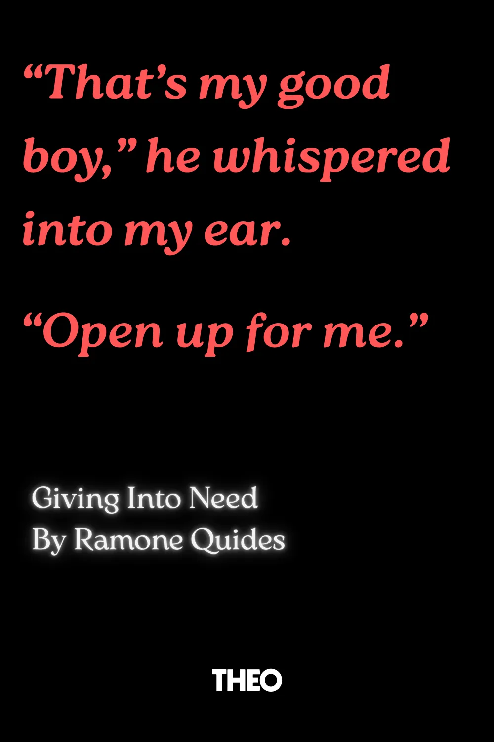 Givng Into Need cover by Ramone Quides