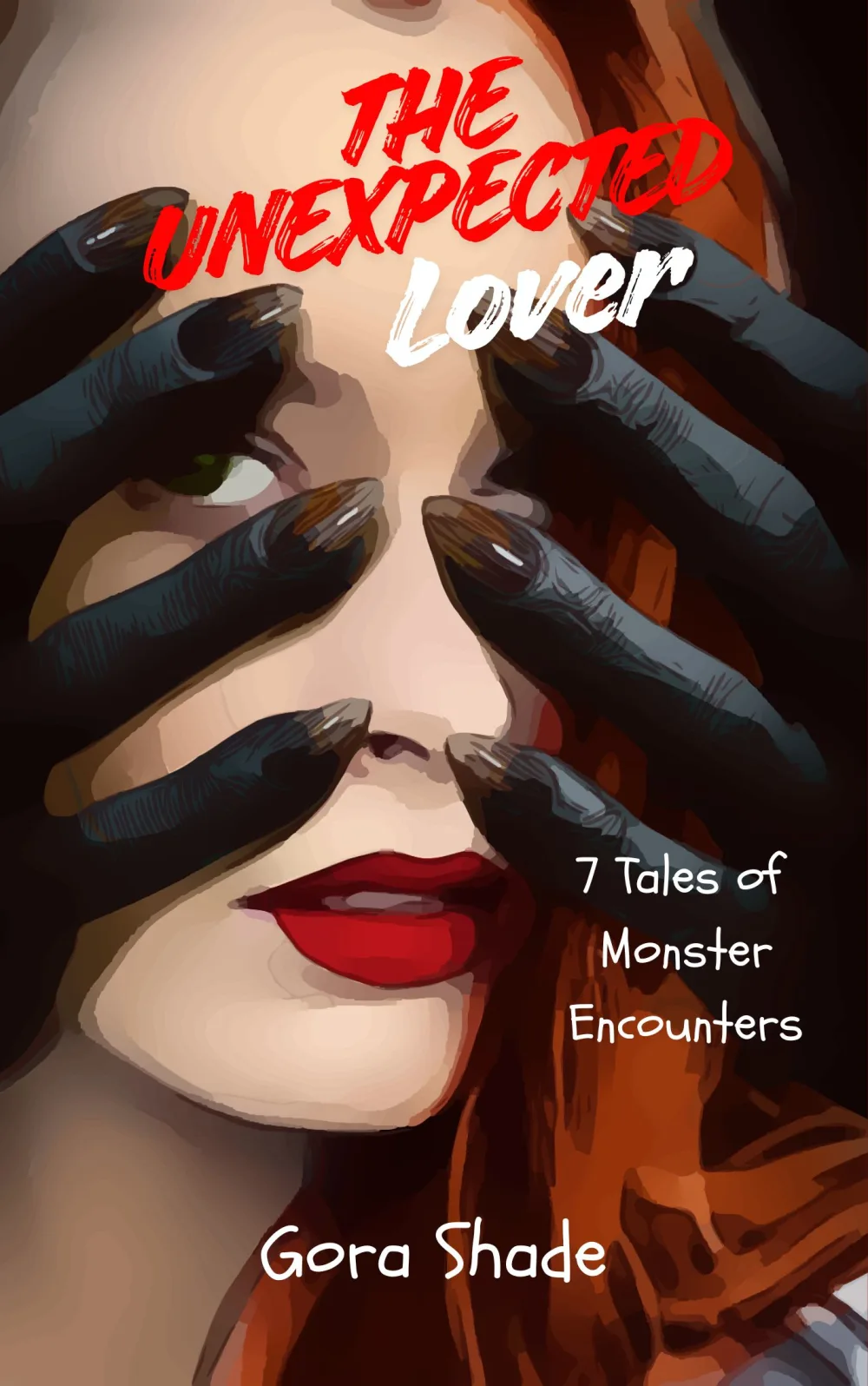 The Unexpected Lover: 7 Tales of Monster Encounters cover by Gora Shade