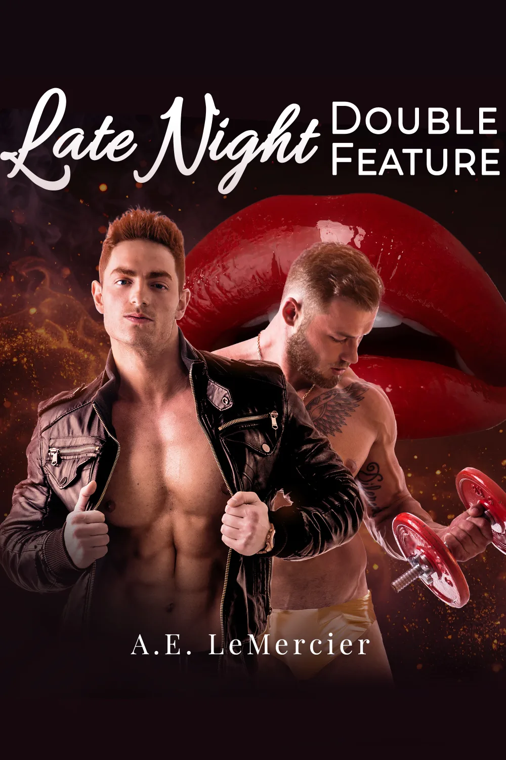Late Night Double Feature cover by A.E. LeMercier
