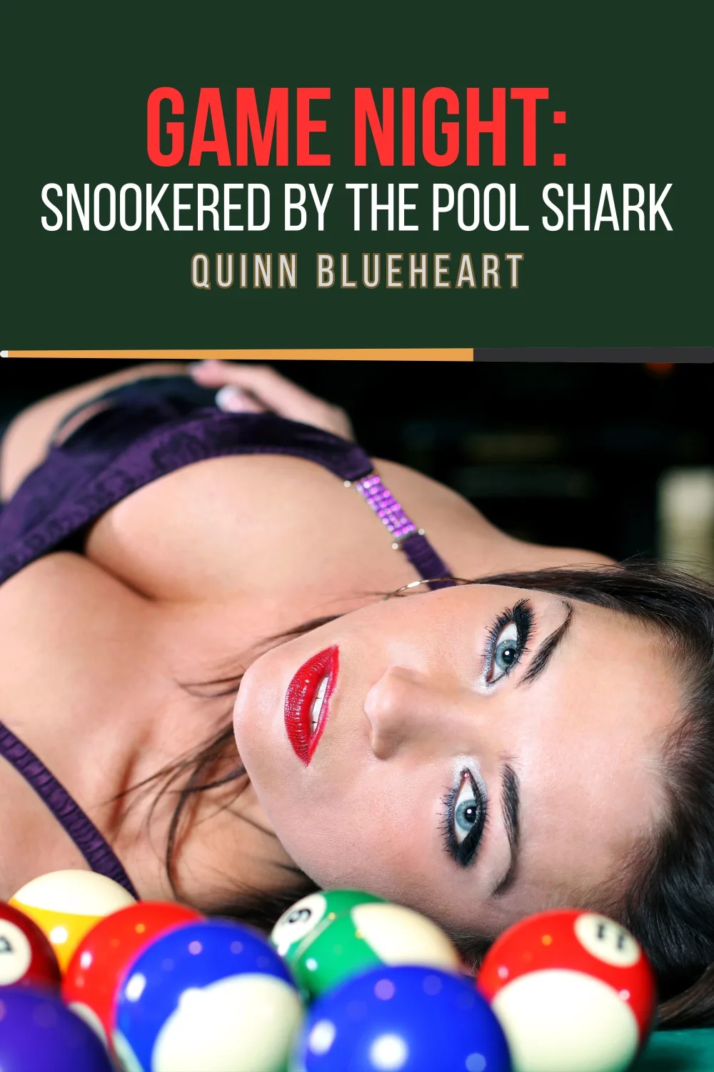 Game Night: Snookered by the Pool Shark cover by Quinn Blueheart