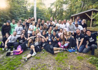 Group photo on team building day