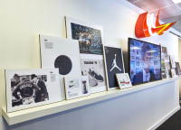 Nike head office - history wall