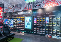 Nike football boot wall