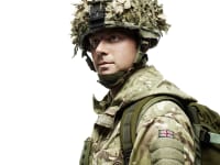 Portrait of man in army uniform