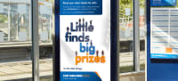East Midlands Trains 'Little finds big prizes' advert design