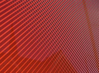 Red crosshatch graphic