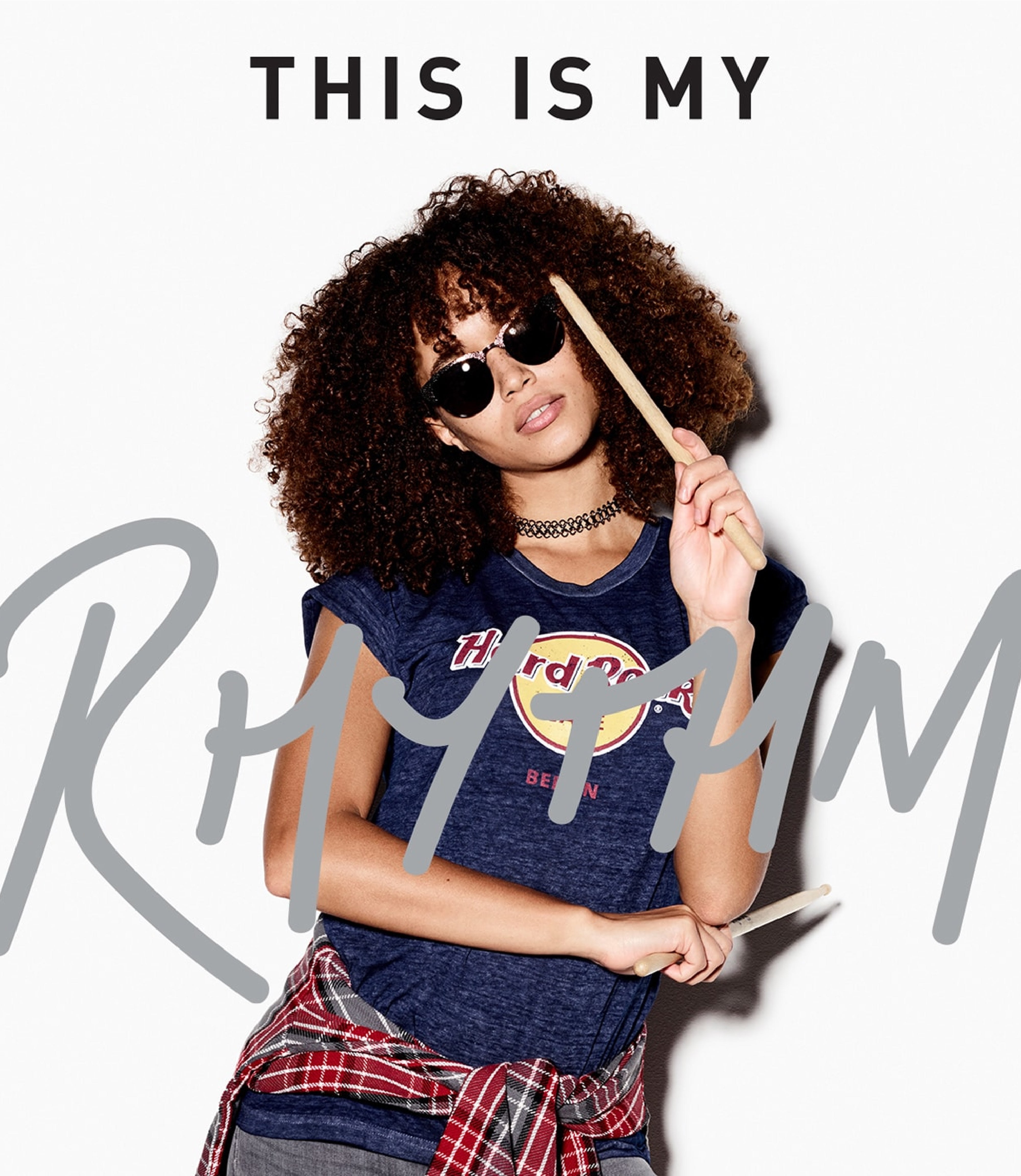 This is my rhythm campaign poster for Hard Rock