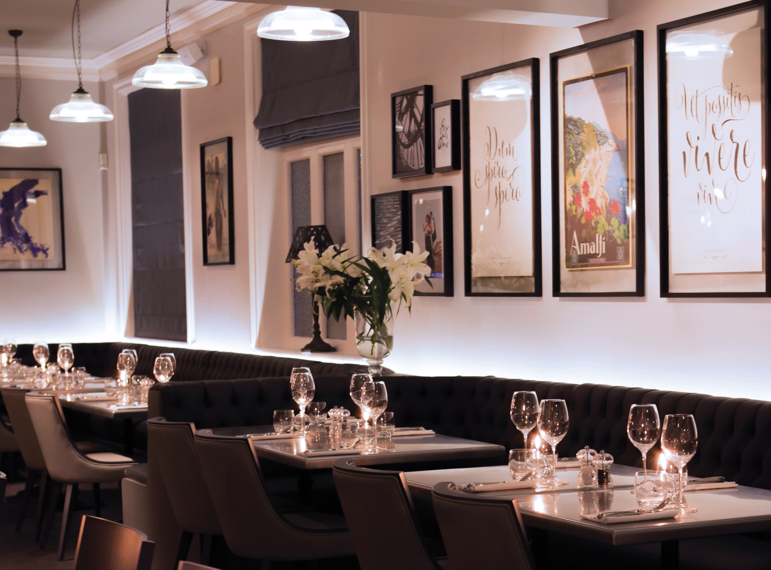 The main restaurant